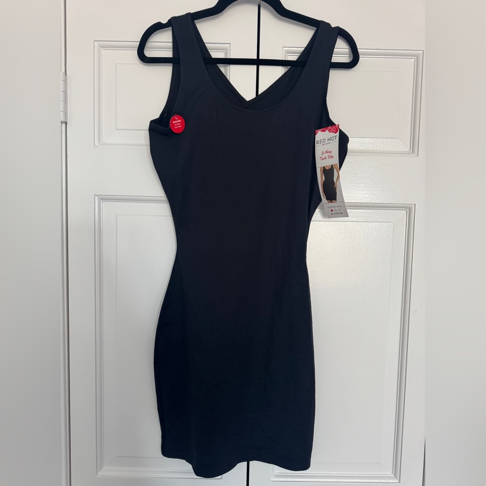 NWT SPANX Black 2-Way Tank Slip